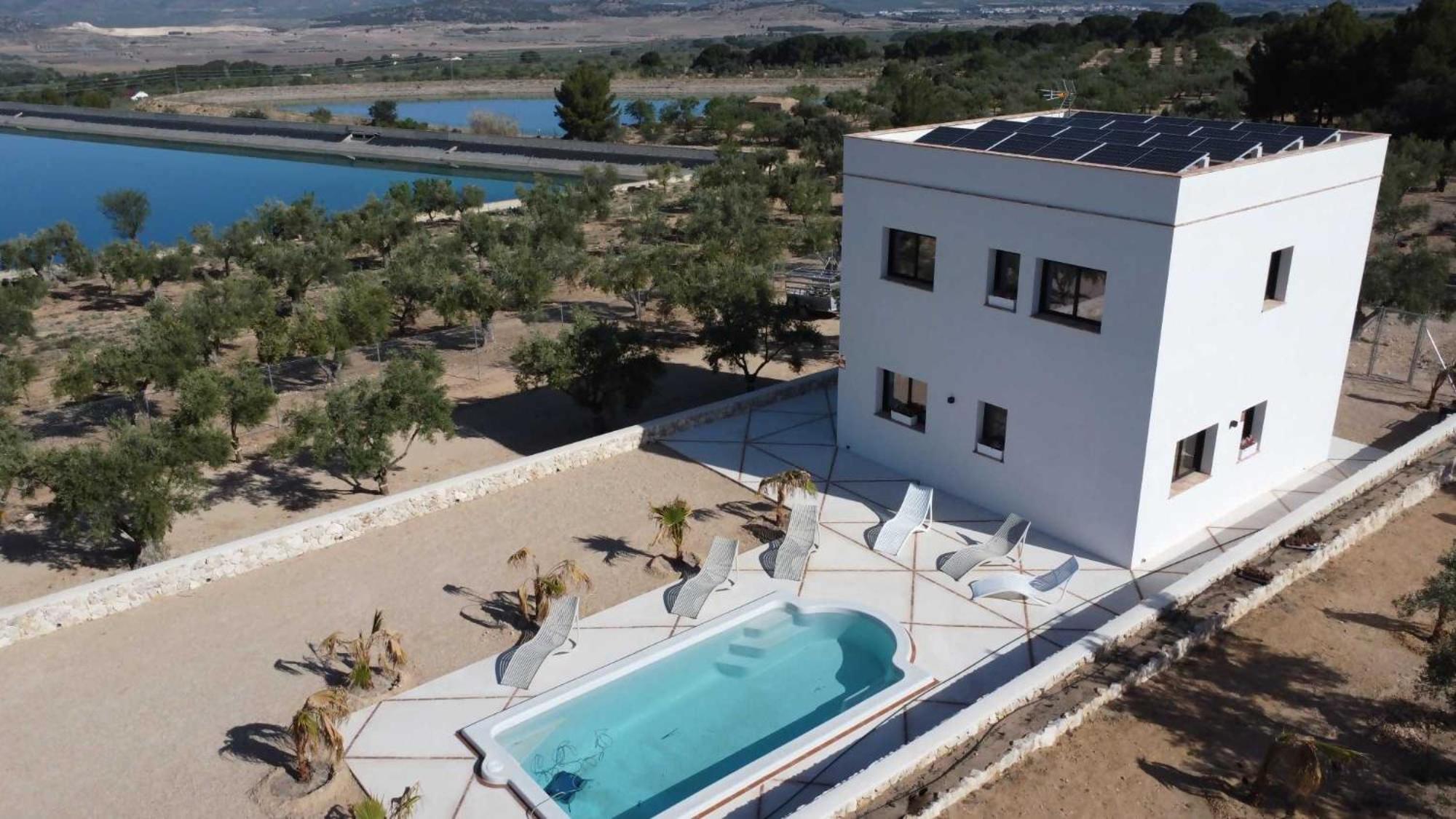 Casita Del Embalse Con Encanto Biar Zewnętrze zdjęcie