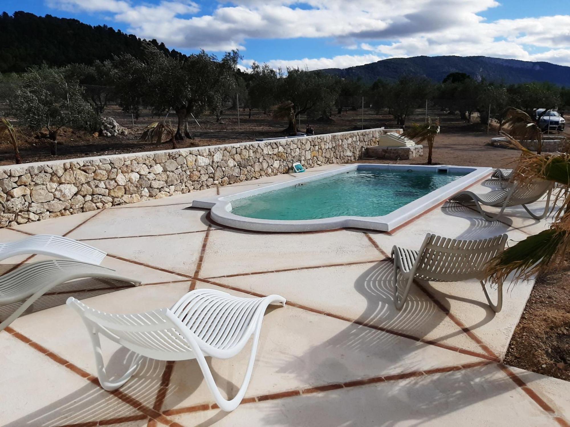 Casita Del Embalse Con Encanto Biar Zewnętrze zdjęcie